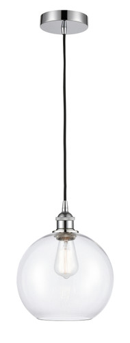 Athens - 1 Light - 10 inch - Polished Chrome - Cord hung - Mini Pendant (616-1P-PC-G122-10-LED)
