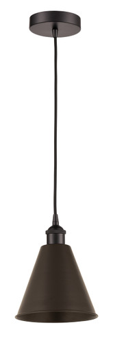 Berkshire - 1 Light - 8 inch - Oil Rubbed Bronze - Cord hung - Mini Pendant (616-1P-OB-MBC-8-OB)