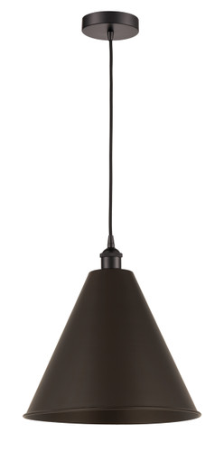 Berkshire - 1 Light - 16 inch - Oil Rubbed Bronze - Cord hung - Mini Pendant (616-1P-OB-MBC-16-OB)