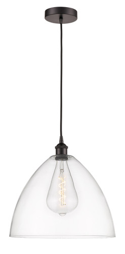 Bristol - 1 Light - 16 inch - Oil Rubbed Bronze - Cord hung - Pendant (616-1P-OB-GBD-162)