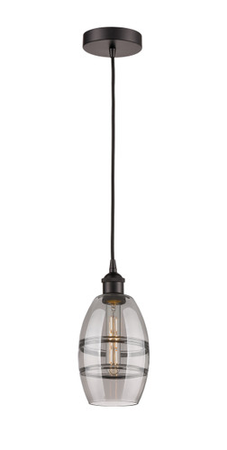 Vaz - 1 Light - 6 inch - Oil Rubbed Bronze - Cord hung - Mini Pendant (616-1P-OB-G557-6SM)