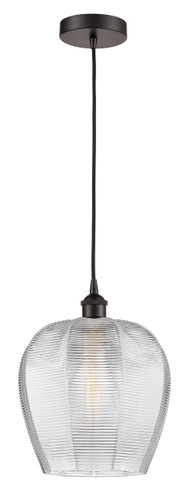 Norfolk - 1 Light - 12 inch - Oil Rubbed Bronze - Cord hung - Mini Pendant (616-1P-OB-G462-12)