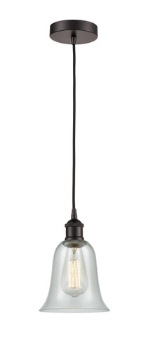 Hanover - 1 Light - 6 inch - Oil Rubbed Bronze - Cord hung - Mini Pendant (616-1P-OB-G2812)