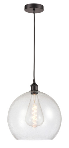 Athens - 1 Light - 14 inch - Oil Rubbed Bronze - Cord hung - Pendant (616-1P-OB-G124-14-LED)