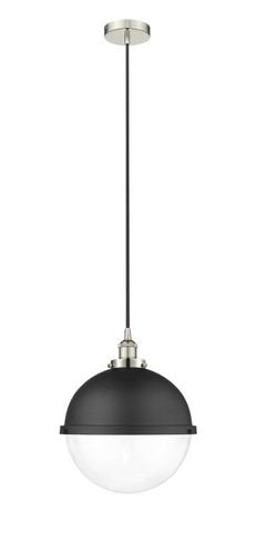 Edison - 1 Light - 13 inch - Polished Nickel - Mini Pendant (616-1PH-PN-HFS-122-BK)