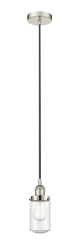 Dover - 1 Light - 5 inch - Polished Nickel - Cord hung - Mini Pendant (616-1PH-PN-G314)