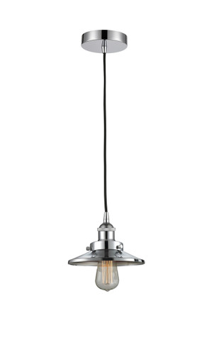 Edison - 1 Light - 8 inch - Polished Chrome - Mini Pendant (616-1PH-PC-M7-PC)