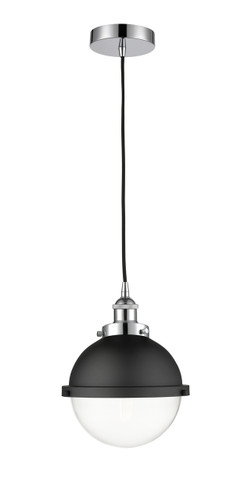 Edison - 1 Light - 9 inch - Polished Chrome - Mini Pendant (616-1PH-PC-HFS-82-BK)
