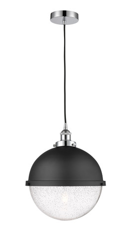 Edison - 1 Light - 13 inch - Polished Chrome - Mini Pendant (616-1PH-PC-HFS-124-BK)