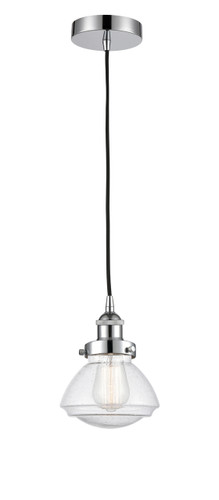 Olean - 1 Light - 7 inch - Polished Chrome - Cord hung - Mini Pendant (616-1PH-PC-G324-LED)