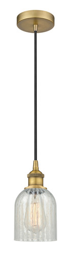 Caledonia - 1 Light - 5 inch - Brushed Brass - Cord hung - Mini Pendant (616-1P-BB-G2511)