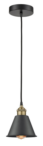 Smithfield - 1 Light - 7 inch - Black Antique Brass - Cord hung - Mini Pendant (616-1P-BAB-M8-LED)