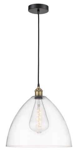 Bristol - 1 Light - 16 inch - Black Antique Brass - Cord hung - Pendant (616-1P-BAB-GBD-162)