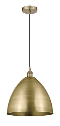 Bristol - 1 Light - 16 inch - Antique Brass - Cord hung - Mini Pendant (616-1P-AB-MBD-16-AB-LED)