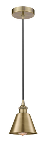 Edison - 1 Light - 7 inch - Antique Brass - Mini Pendant (616-1P-AB-M8-AB)