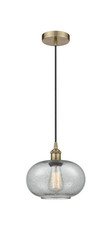 Gorham - 1 Light - 10 inch - Antique Brass - Cord hung - Mini Pendant (616-1P-AB-G247)