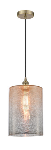 Cobbleskill - 1 Light - 9 inch - Antique Brass - Cord hung - Mini Pendant (616-1P-AB-G116-L-LED)