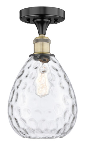 Waverly - 1 Light - 8 inch - Black Antique Brass - Semi-Flush Mount (616-1F-BAB-G372)