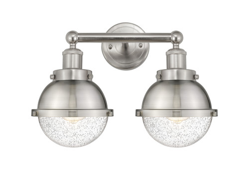 Hampden - 2 Light - 16 inch - Brushed Satin Nickel - Bath Vanity Light (616-2W-SN-HFS-64-SN)