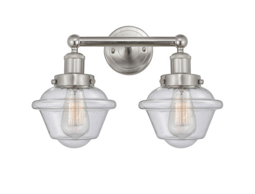 Oxford - 2 Light - 16 inch - Brushed Satin Nickel - Bath Vanity Light (616-2W-SN-G534)