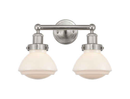 Olean - 2 Light - 16 inch - Brushed Satin Nickel - Bath Vanity Light (616-2W-SN-G321)