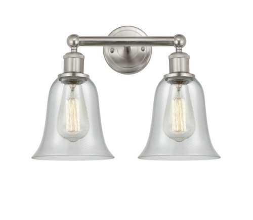 Hanover - 2 Light - 15 inch - Brushed Satin Nickel - Bath Vanity Light (616-2W-SN-G2812)