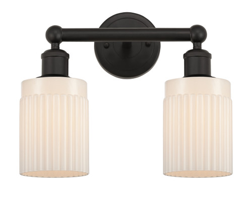 Hadley - 2 Light - 14 inch - Oil Rubbed Bronze - Bath Vanity Light (616-2W-OB-G341)