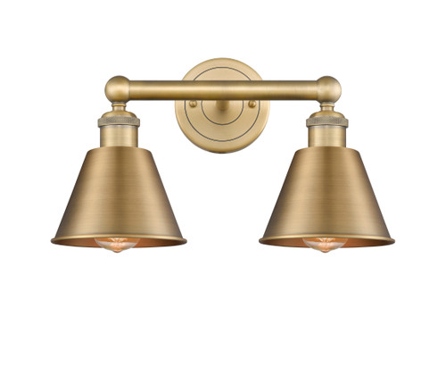 Smithfield - 2 Light - 16 inch - Brushed Brass - Bath Vanity Light (616-2W-BB-M8-BB)