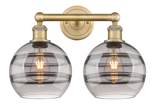 Rochester - 2 Light - 17 inch - Brushed Brass - Bath Vanity Light (616-2W-BB-G556-8SM)