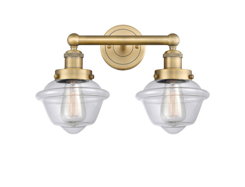 Oxford - 2 Light - 16 inch - Brushed Brass - Bath Vanity Light (616-2W-BB-G532)