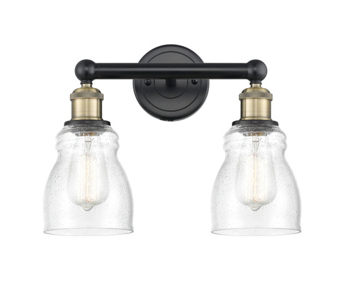 Ellery - 2 Light - 14 inch - Black Antique Brass - Bath Vanity Light (616-2W-BAB-G394)