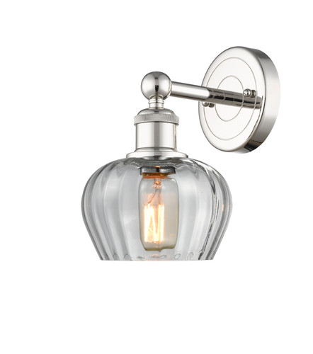 Fenton - 1 Light - 7 inch - Polished Nickel - Sconce (616-1W-PN-G92)
