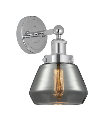 Fulton - 1 Light - 7 inch - Polished Chrome - Sconce (616-1W-PC-G173)