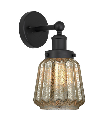 Chatham - 1 Light - 7 inch - Matte Black - Sconce (616-1W-BK-G146)