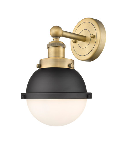 Edison - 1 Light - 7 inch - Brushed Brass - Sconce (616-1W-BB-HFS-61-BK)