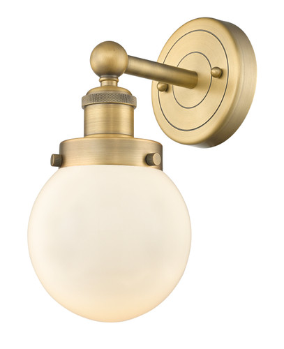 Beacon - 1 Light - 6 inch - Brushed Brass - Sconce (616-1W-BB-G201-6)