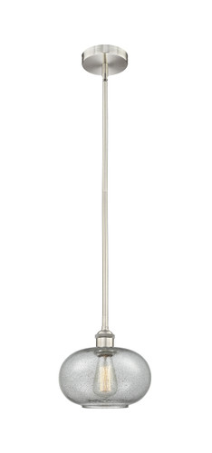 Gorham - 1 Light - 10 inch - Brushed Satin Nickel - Cord hung - Mini Pendant (616-1S-SN-G247)