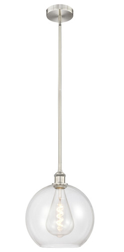 Athens - 1 Light - 12 inch - Brushed Satin Nickel - Cord hung - Mini Pendant (616-1S-SN-G122-12)