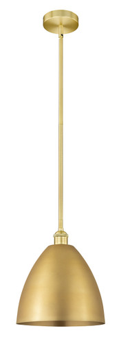 Bristol - 1 Light - 12 inch - Satin Gold - Cord hung - Mini Pendant (616-1S-SG-MBD-12-SG)