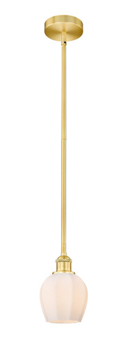 Norfolk - 1 Light - 6 inch - Satin Gold - Cord hung - Mini Pendant (616-1S-SG-G461-6)