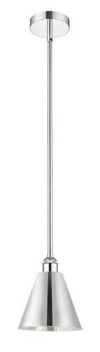Berkshire - 1 Light - 8 inch - Polished Chrome - Cord hung - Mini Pendant (616-1S-PC-MBC-8-PC-LED)