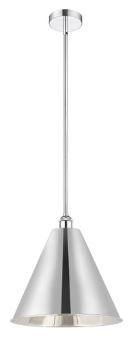 Berkshire - 1 Light - 16 inch - Polished Chrome - Cord hung - Mini Pendant (616-1S-PC-MBC-16-PC-LED)