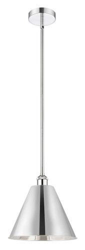 Berkshire - 1 Light - 12 inch - Polished Chrome - Cord hung - Mini Pendant (616-1S-PC-MBC-12-PC)