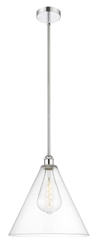 Berkshire - 1 Light - 16 inch - Polished Chrome - Cord hung - Pendant (616-1S-PC-GBC-162)