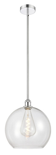 Athens - 1 Light - 14 inch - Polished Chrome - Cord hung - Pendant (616-1S-PC-G122-14)