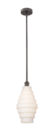 Cascade - 1 Light - 8 inch - Oil Rubbed Bronze - Cord hung - Mini Pendant (616-1S-OB-G671-8-LED)