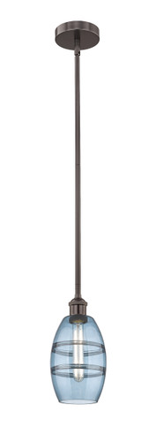 Vaz - 1 Light - 6 inch - Oil Rubbed Bronze - Cord hung - Mini Pendant (616-1S-OB-G557-6BL)