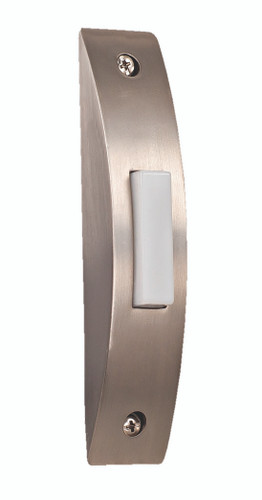 Surface Mount Contemporary LED Push Button in Brushed Nickel (BSCS-BN)