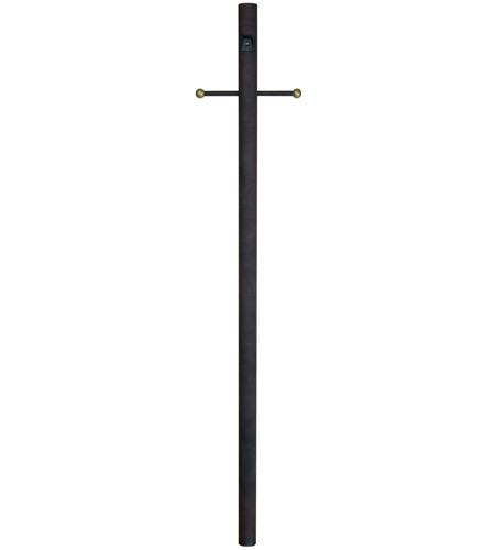 84" Smooth Direct Burial Post w/ Photocell in Rust (Z8792-RT)