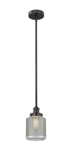 Stanton - 1 Light - 6 inch - Matte Black - Cord hung - Mini Pendant (616-1SH-BK-G262-LED)